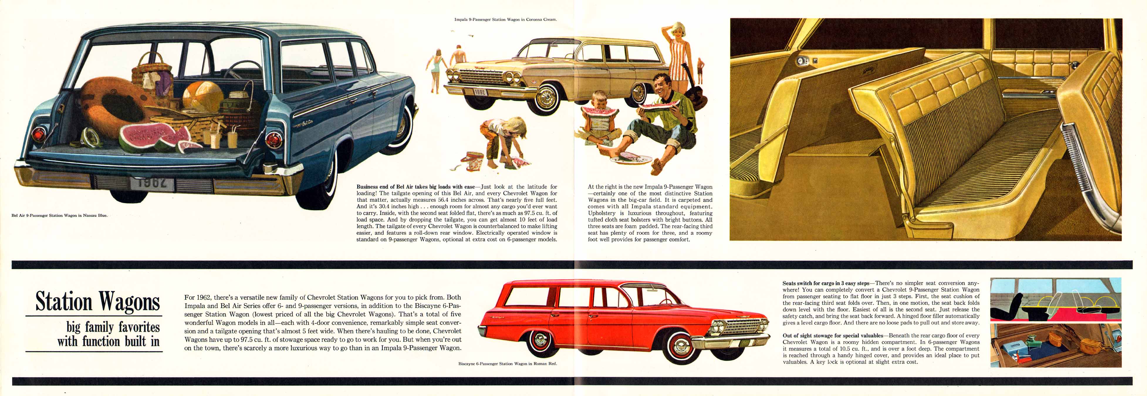 1962 Chevrolet Full-Size Brochure Page 2